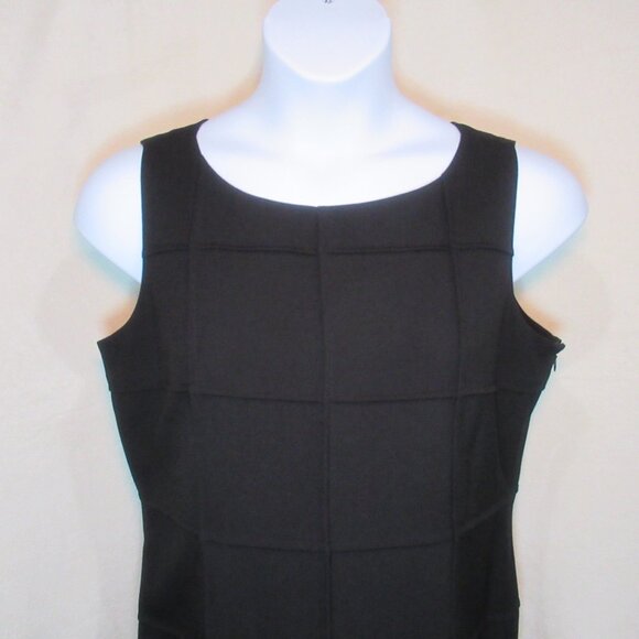 Calvin Klein Classic Black Sheath Dress | Size 14 - Picture 2 of 13
